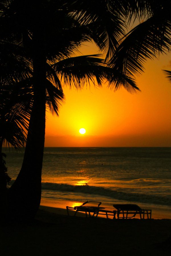 Sunset on Guadeloupe